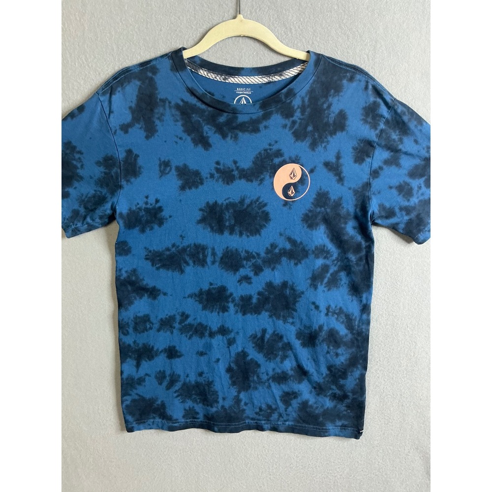 Volcom Tee Shirt Boys Extra Large Tie Dye T-Shirt Graphic Print Short Sleeve